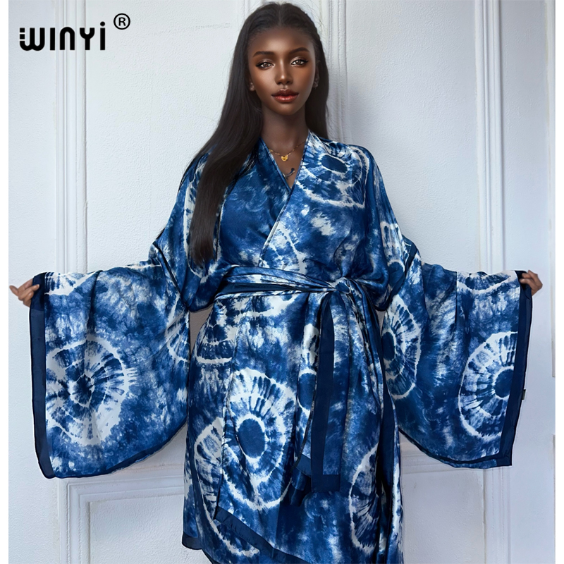 WINYI print kimono with belt a - Young Women'S Formal Wear recensie en prijs
