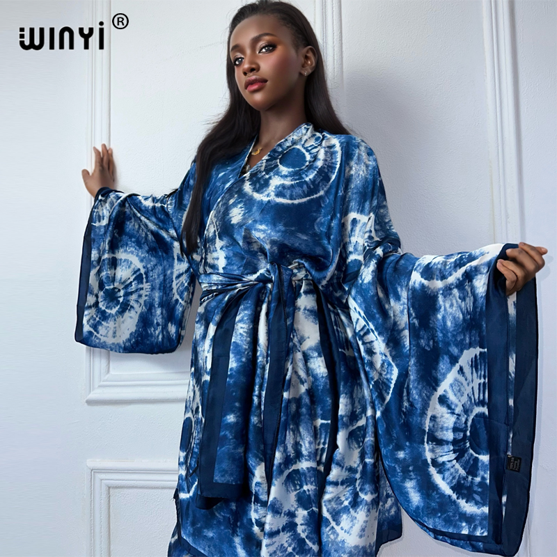 WINYI print kimono with belt a - Young Women'S Formal Wear recensie en prijs