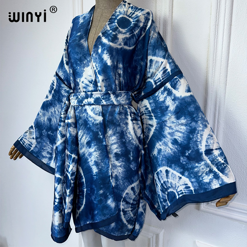 WINYI print kimono with belt a - Young Women'S Formal Wear recensie en prijs