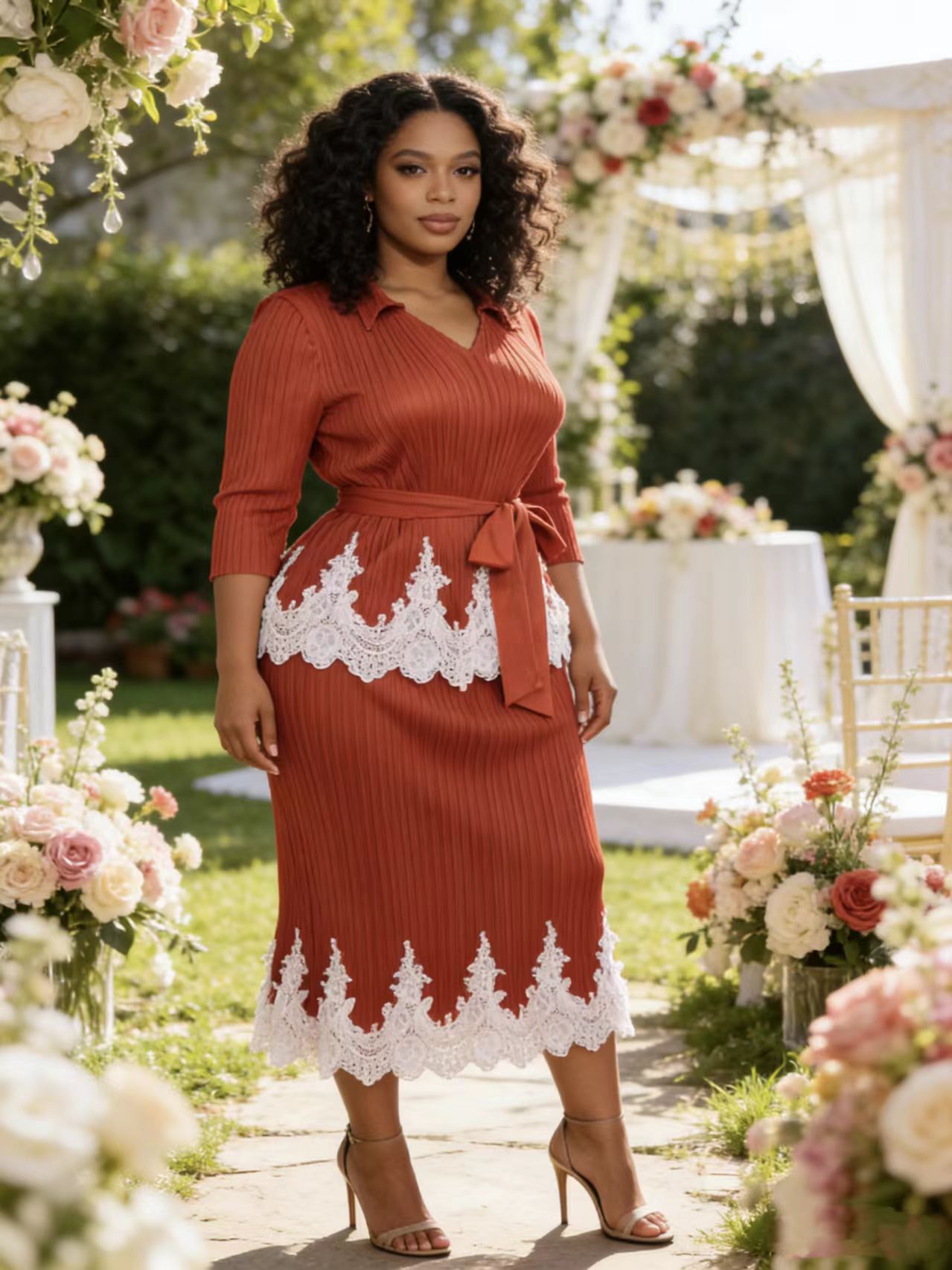 Miyaki Dress Plus-Size Two-Pie - Women'S Formal Wear Wedding recensie en prijs